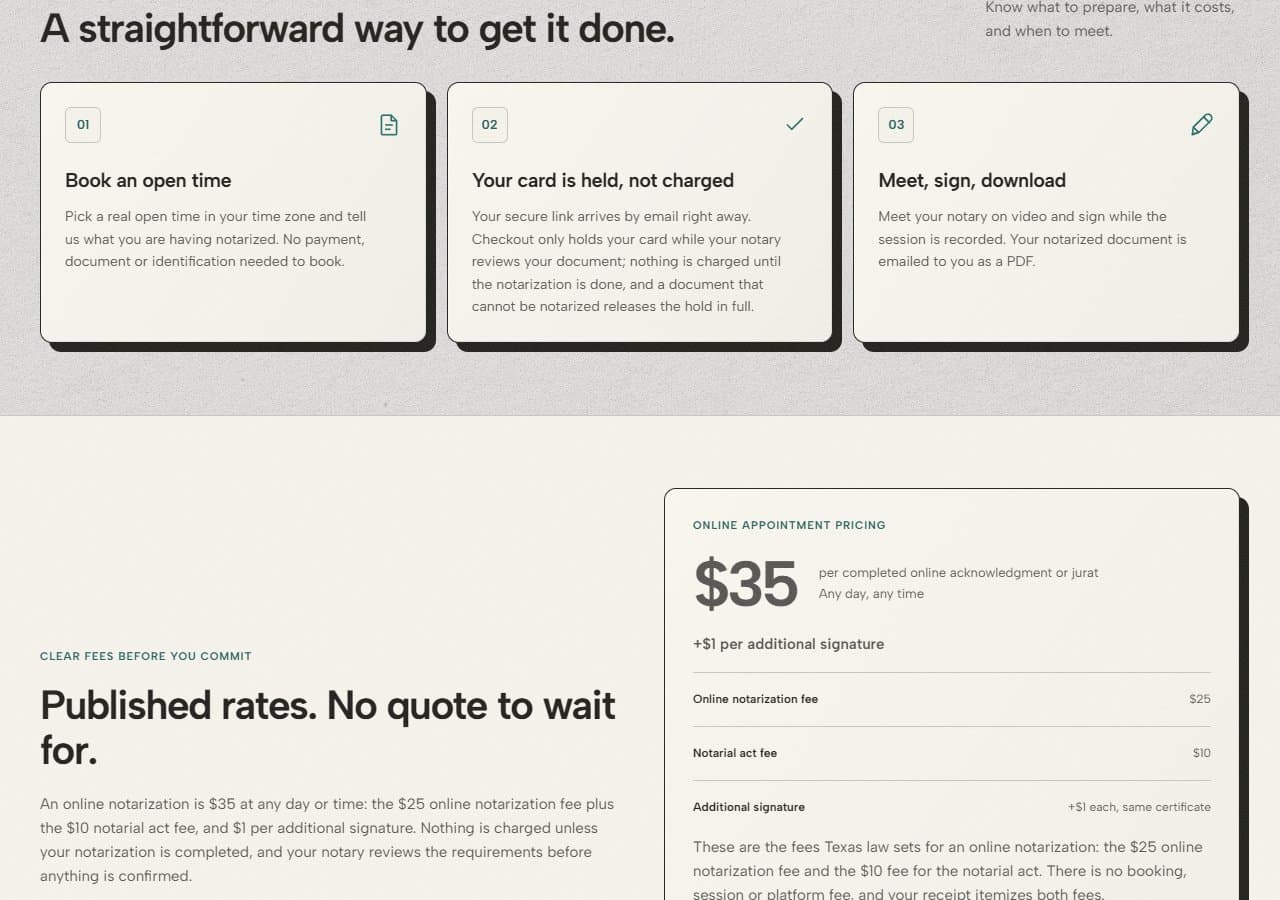 HTX Notary website detail 1
